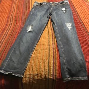 New York and Co Distressed SoHo  boyfriend jeans